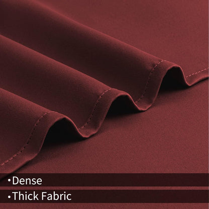 Joydeco Blackout Curtains sliding glass door curtains, patio sliding door living room extra wide curtains, room partition curtains.