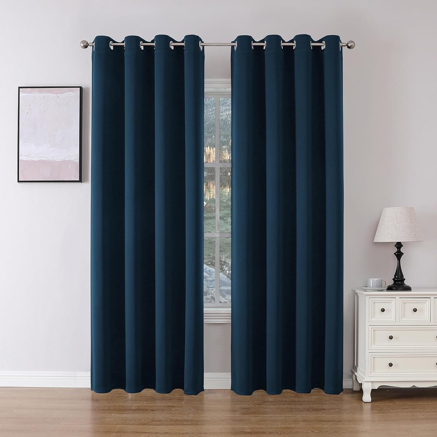 Joydeco Blackout Curtains  2 Panels Set, featuring thermal insulated long curtains - Joydeco