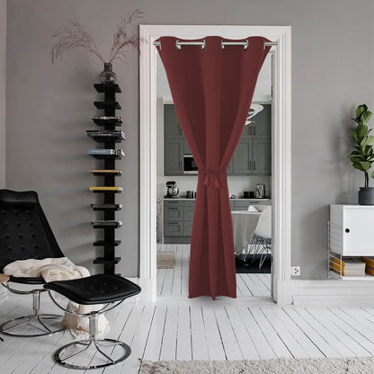 Joydeco Blackout Curtains sliding glass door curtains, patio sliding door living room extra wide curtains, room partition curtains.