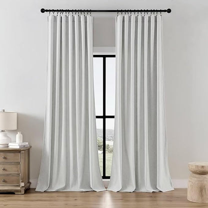 Joydeco Custom Linen Light Filtering Curtains