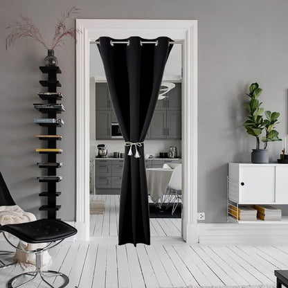 Joydeco Blackout Curtains sliding glass door curtains, patio sliding door living room extra wide curtains, room partition curtains.