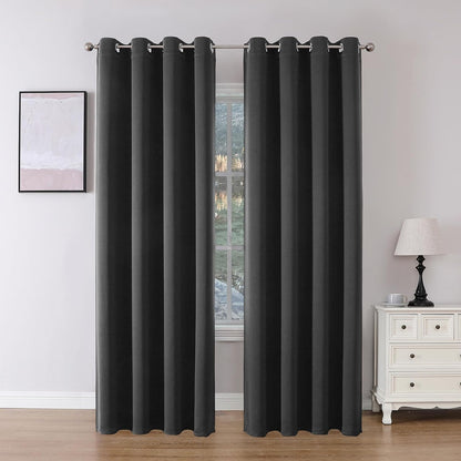 Joydeco Blackout Curtains 2 Panels Set, featuring thermal insulated long curtains