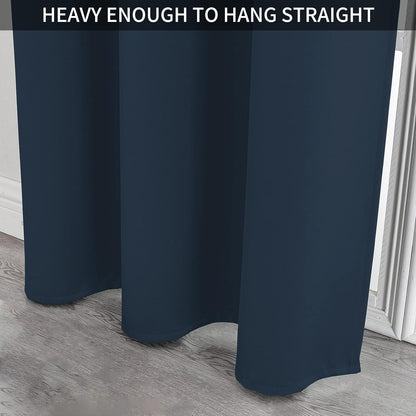 Joydeco Blackout Curtains sliding glass door curtains, patio sliding door living room extra wide curtains, room partition curtains.