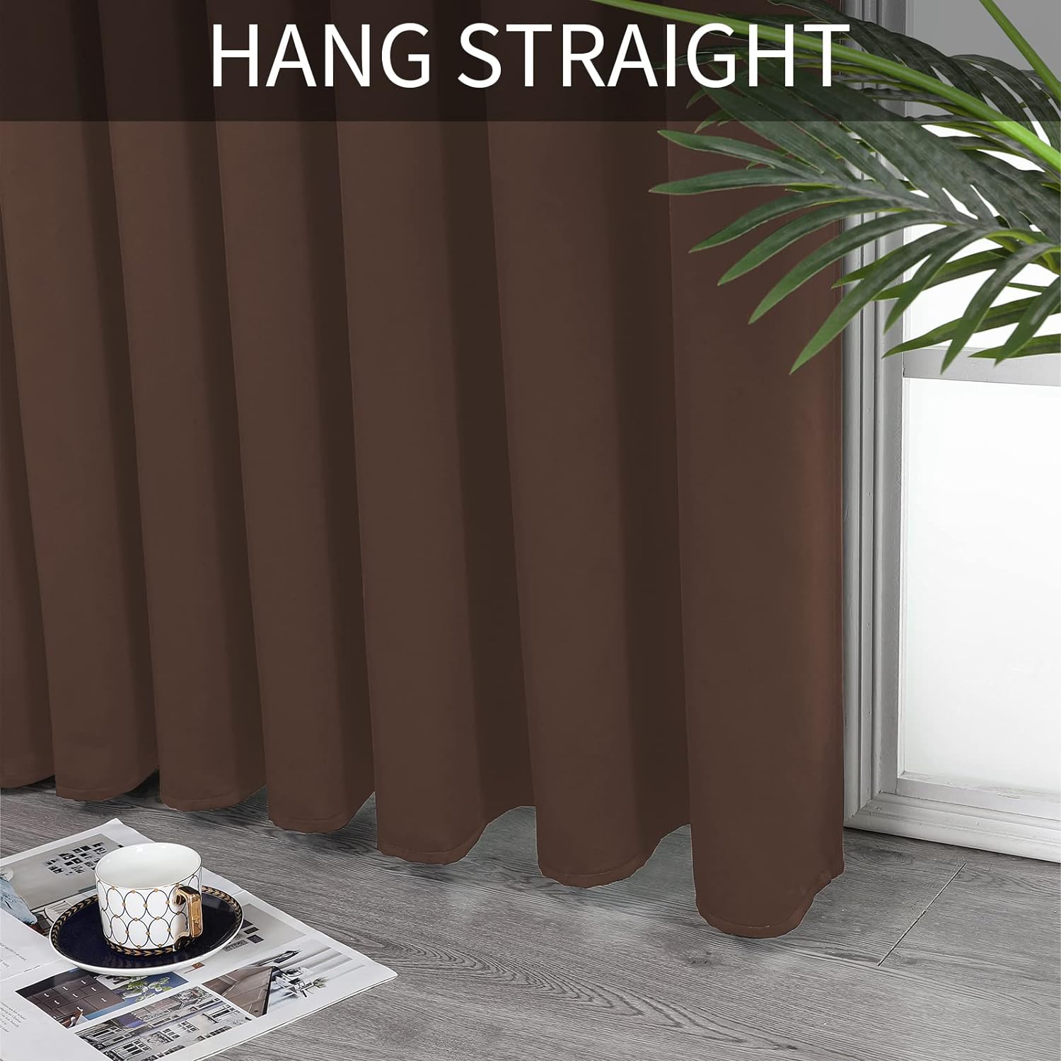 Joydeco Blackout Curtains sliding glass door curtains, patio sliding door living room extra wide curtains, room partition curtains.