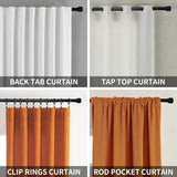 Joydeco Curtain Rods for Windows  Adjustable Decorative Curtain Rod,Window Curtain Rod single rod with Aluminium Finials