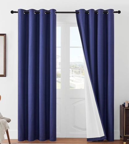 Joydeco Blackout Curtains 2 Panels Set, featuring thermal insulated long curtains