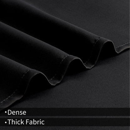 Joydeco Curtains for Sliding Glass Doors, Blackout Curtains 100 x 84 inches, Extra Wide Curtains for Patio Sliding Door Living Room, Room Divider Curtains