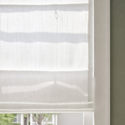 Nolan Heavyweight Textured Linen Cotton Light Filtering Roman Shade