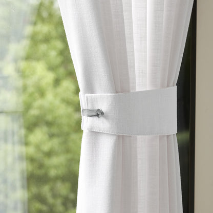 Grove Linen Blend Light Filtering Curtain