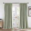 Joydeco 100% Blackout Velvet Curtains - 2 Panels , Thermal Insulated, Privacy