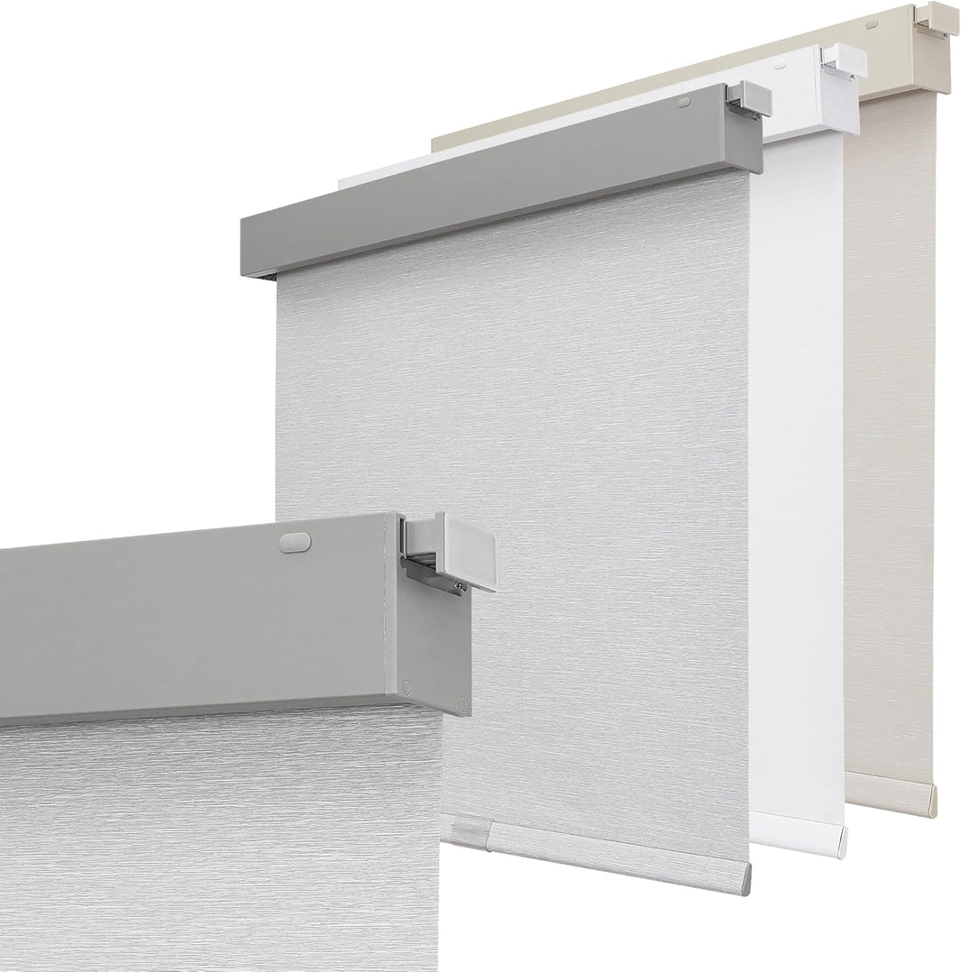 No Drill No Tools Blackout Shades Cordless Roller Shades