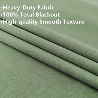 Joydeco Blackout Curtains 2 Panels Set, featuring thermal insulated long curtains