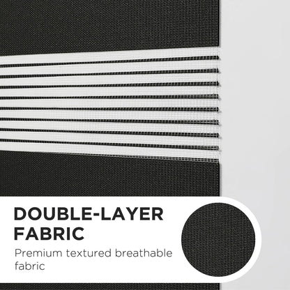 Free-Stop Custom Zebra Blinds for Windows