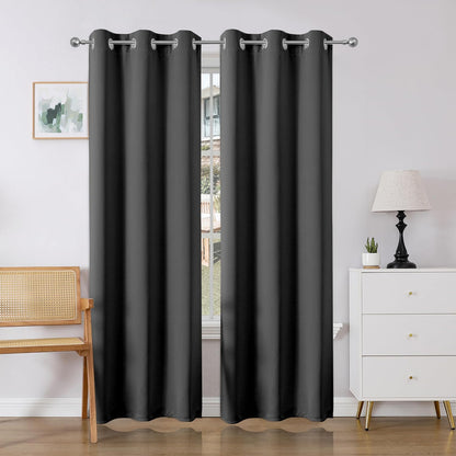 Joydeco Blackout Curtains 2 Panels Set, featuring thermal insulated long curtains