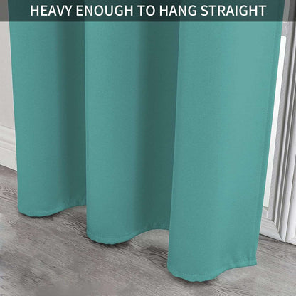 Joydeco Blackout Curtains sliding glass door curtains, patio sliding door living room extra wide curtains, room partition curtains.