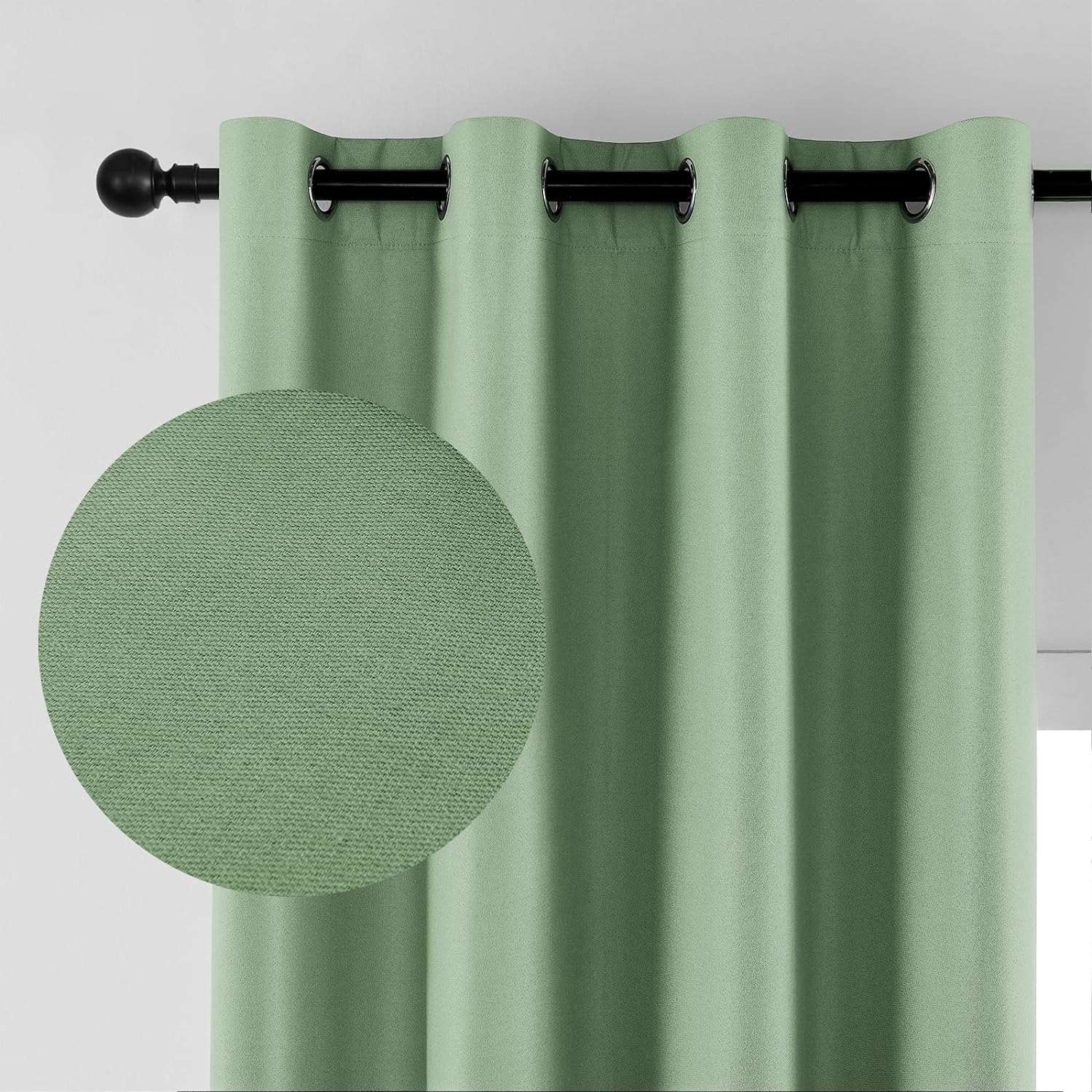 Joydeco Blackout Curtains  2 Panels Set, featuring thermal insulated long curtains - Joydeco