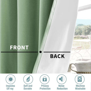 Joydeco Blackout Curtains  2 Panels Set, featuring thermal insulated long curtains - Joydeco