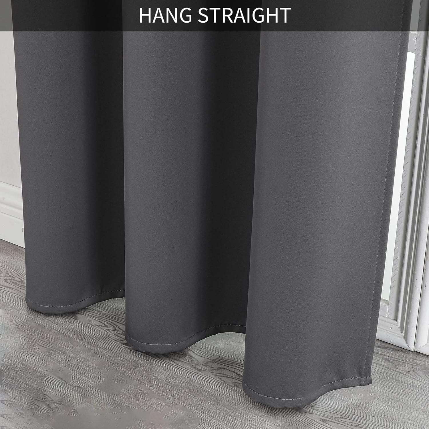 Joydeco Blackout Curtains sliding glass door curtains, patio sliding door living room extra wide curtains, room partition curtains.