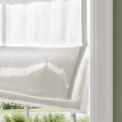Nolan Heavyweight Textured Linen Cotton Light Filtering Roman Shade