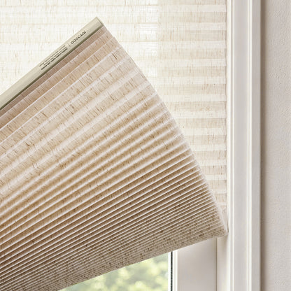 Eden Linen Blend No-Drill Light Filtering Cellular Shade