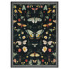 Joydeco Insect Bathroom Rugs Non Slip Washable, Floral Kitchen Rugs Non Slip, Soft Low-Pile Ultra Thin Boho Indoor Floor Throw Carpet for Entryway Bedroom Laundry Entrance