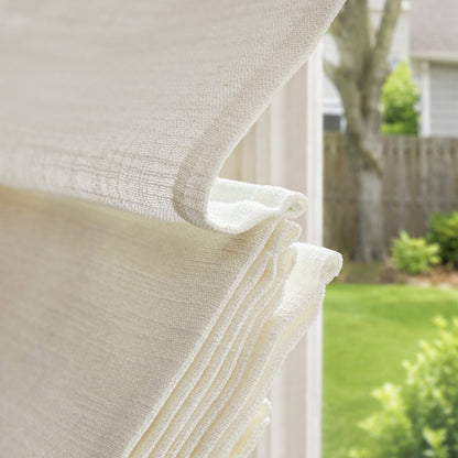 Cortinas opacas de lino Joydeco Flaxaline