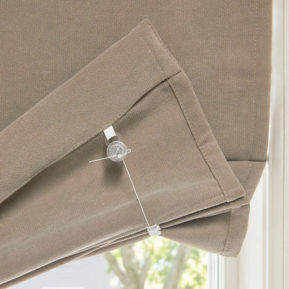 Langley Double-Sided Chenille Room Darkening Roman Shade