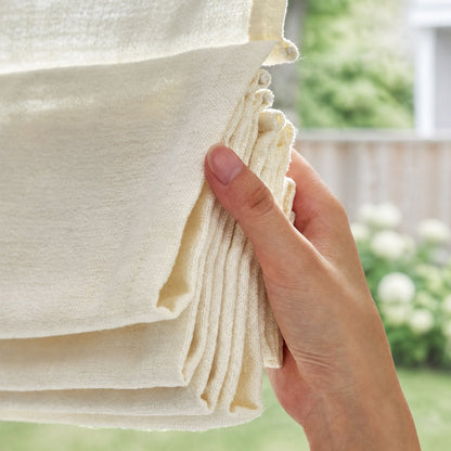 Braden Cotton Linen Light Filtering No-Drill Roman Shade