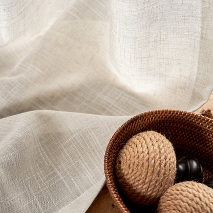 Mila Linen Light Filtering Curtain