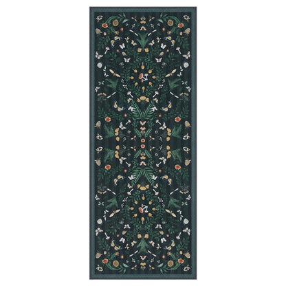 Joydeco Insect Washable Bathroom Rug, Botanical Kitchen Runner Rug Non Slip, Boho Ultra-Thin Soft Indoor Floor Carpet Runners for Hallways Entryway Entrance Laundry