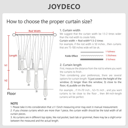 Joydeco Door Curtain Closet Door, Closet Curtain for Open Closet, Closet Curtains for Bedroom Closet Door, Door Curtains for Doorways Privacy Bedroom(40Wx78L)