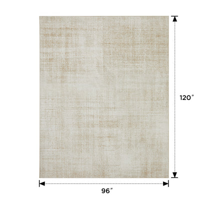 Joydeco Living Room Rug, Non Slip Machine Washable Vintage Runner Rug, Low Pile Lightweight Chenille Print Rugs for Entryway, Hallway, Bedroom, Kitchen and Corridor