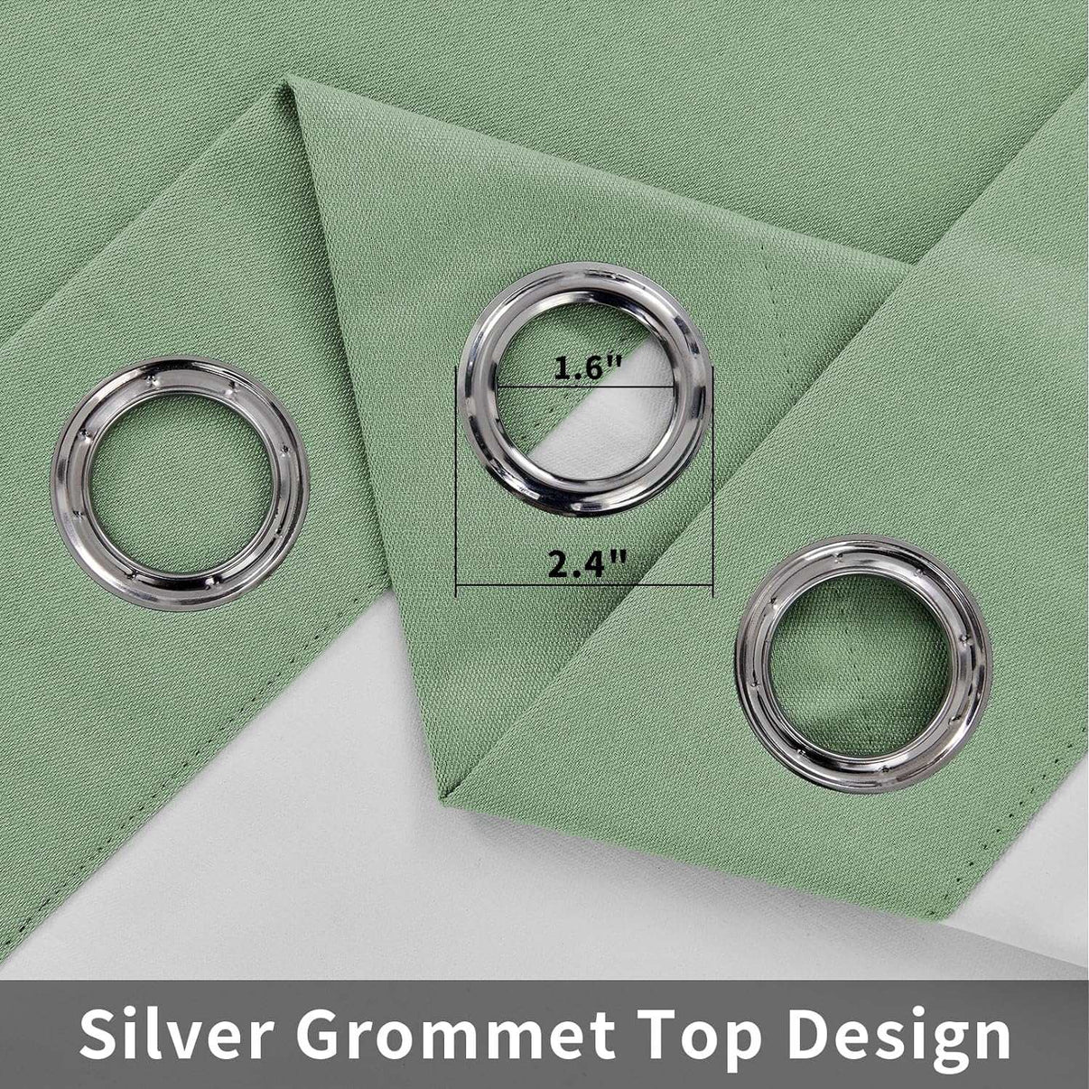 Joydeco Blackout Curtains 2 Panels Set, featuring thermal insulated long curtains