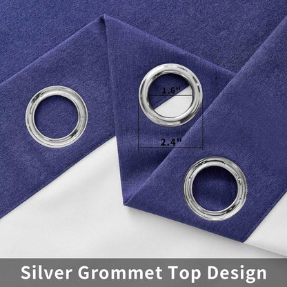 Joydeco Blackout Curtains 2 Panels Set, featuring thermal insulated long curtains