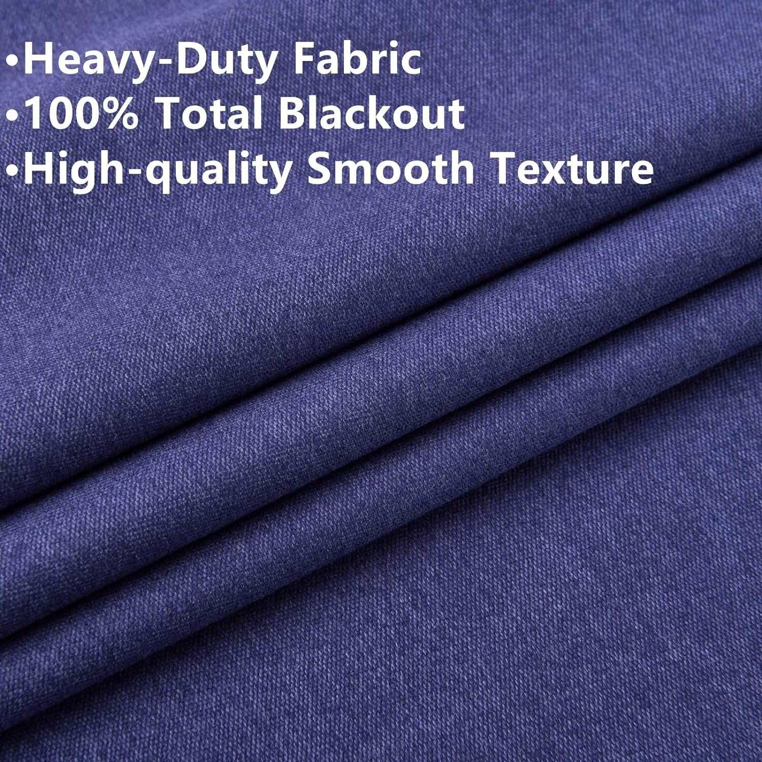 Joydeco Blackout Curtains 2 Panels Set, featuring thermal insulated long curtains