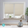 Custom No-Drill Honeycomb Shades - Cordless Blackout Blinds with Top Down Bottom Up Feature for Thermal and Noise Insulation
