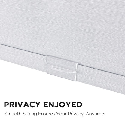 Joydeco Natural Woven Roller Shades for Indoor Windows, Cordless Blackout Blinds with Curved Valance, Thermal Insulated UV Protection Privacy Window Shades for Home and Office