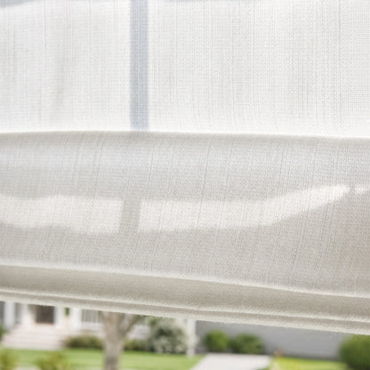 Nolan Heavyweight Textured Linen Cotton Light Filtering Roman Shade