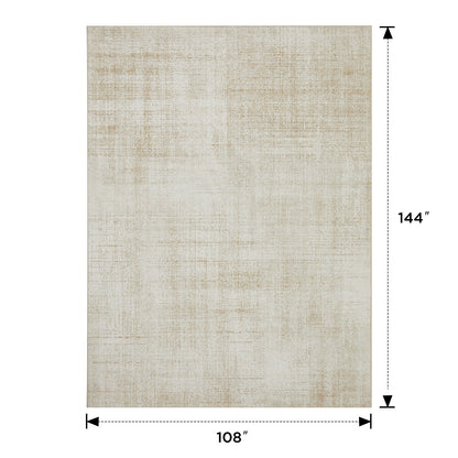 Joydeco Living Room Rug, Non Slip Machine Washable Vintage Runner Rug, Low Pile Lightweight Chenille Print Rugs for Entryway, Hallway, Bedroom, Kitchen and Corridor
