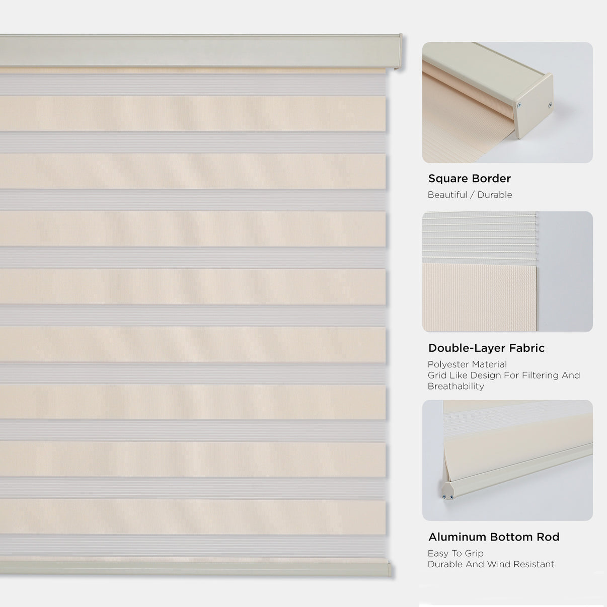 Free-Stop Zebra Blinds for Windows