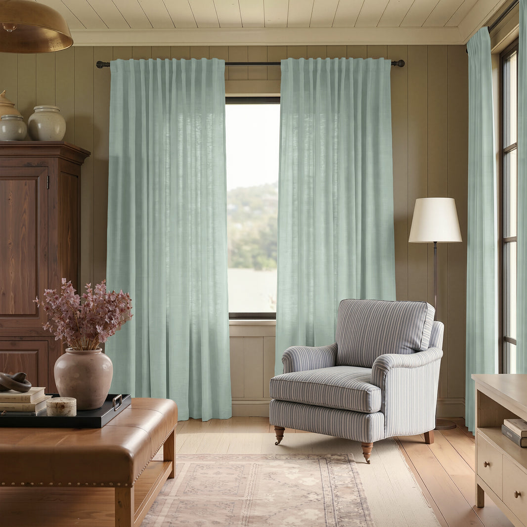 Braden Cotton Linen Light Filtering Curtain