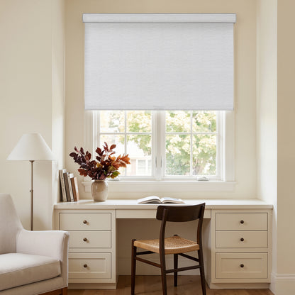 Ellis Blackout Linen Jacquard Roller Shade