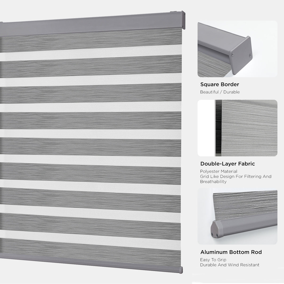 Free-Stop Zebra Blinds for Windows