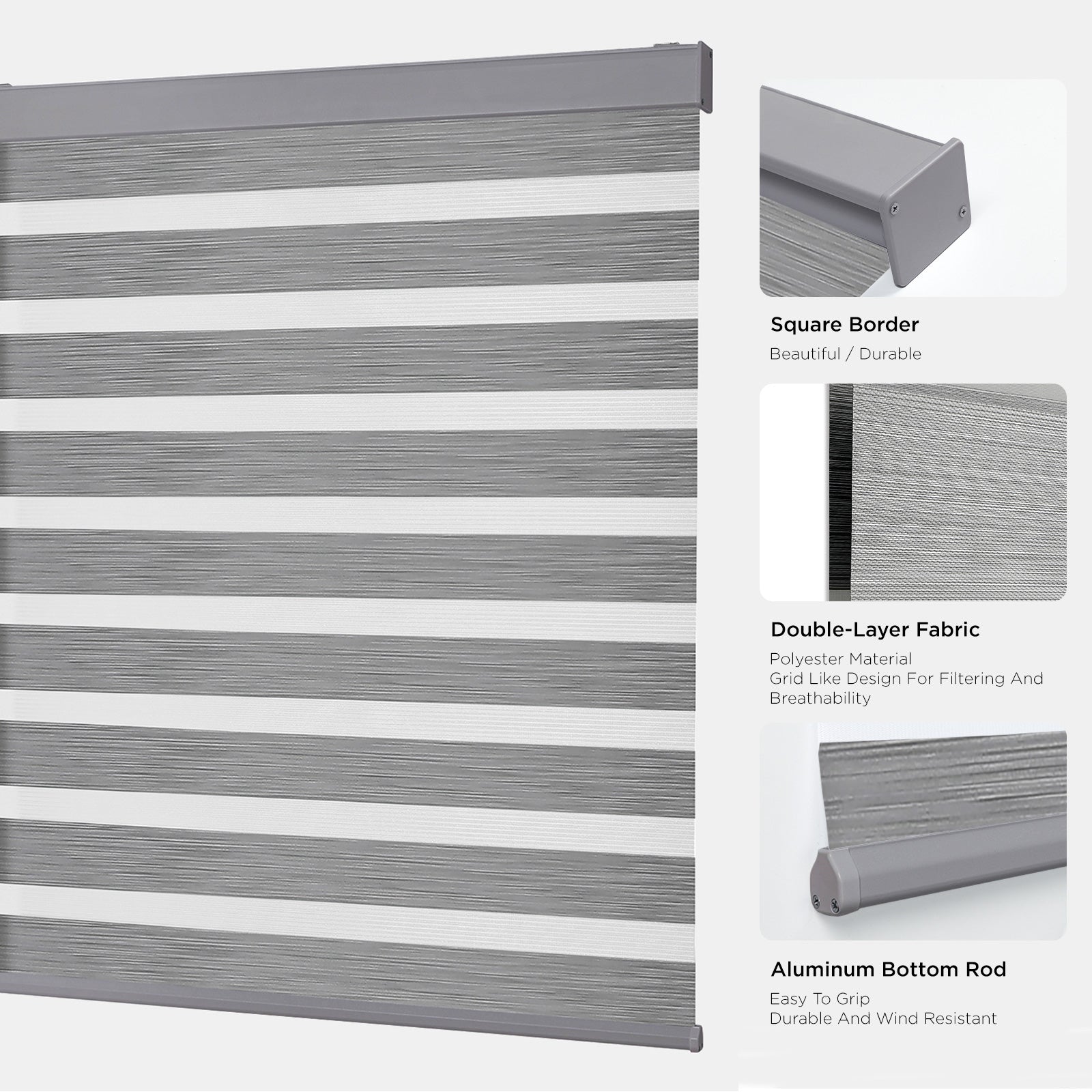 Free-Stop Zebra Blinds for Windows