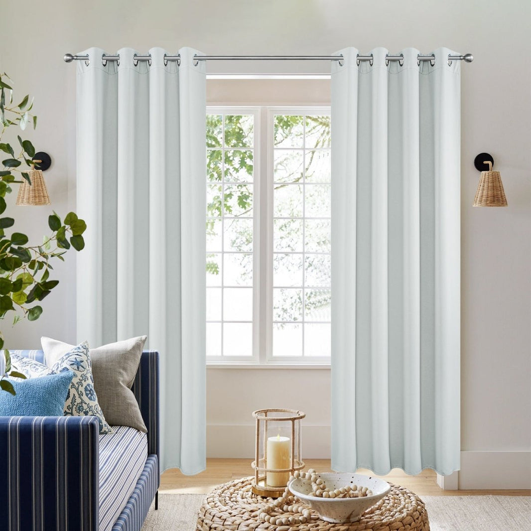 Joydeco Blackout Curtains Thermal Insulated Long Curtains& Drapes 2 Panels Set Various sizes and colors, suitable for living room and bedroom windows (Copy)