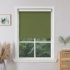 Persianas enrollables clásicas Joydeco personalizadas en color verde cazador 