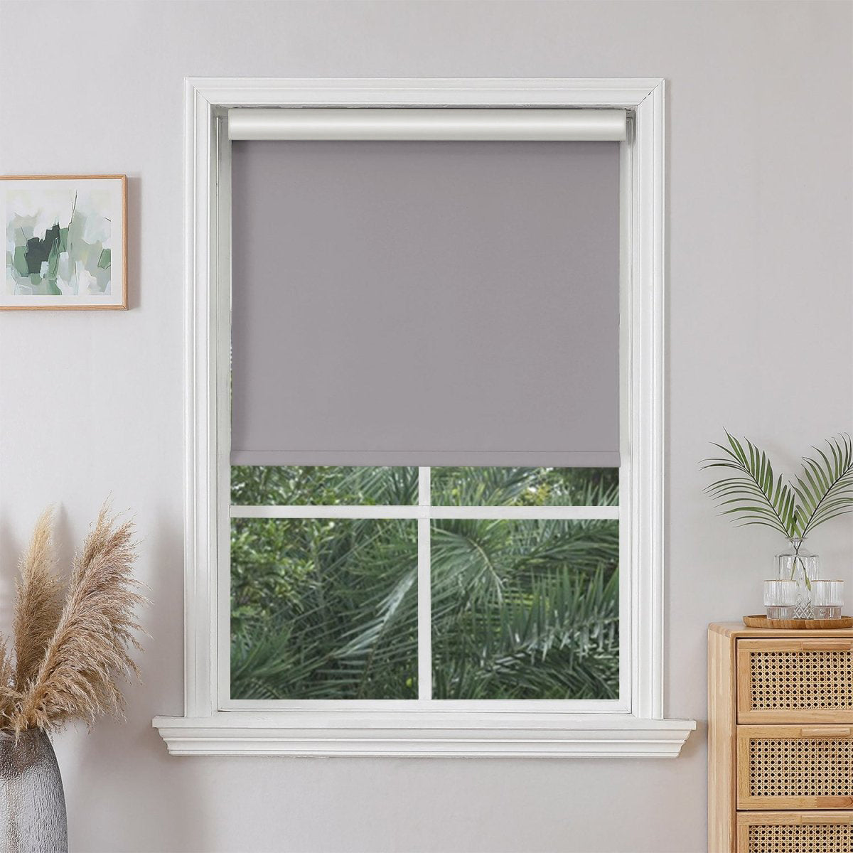 Light Coffe Joydeco Custom Classic Blackout Roller Shades