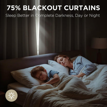 Luxury Blackout Velvet Curtains - Thermal Insulated Grommet Drapes