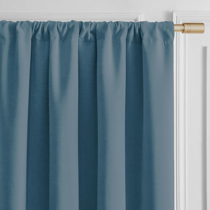 Luxury Blackout Velvet Curtains - Thermal Insulated Grommet Drapes