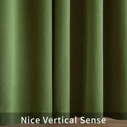 Joydeco Green Velvet Curtains 120 inch 2 Panel, Room Darkening Super Soft Velvet Drapes for Bedroom Living Room Thermal Insulated Window Drapes, Luxury Blackout Rod Pocket Curtains,W52 x L120 inch